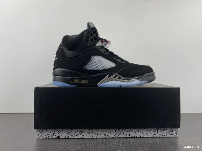 One Kick Retro 5 845035-003 Metallic Black Jordan (2016) 0721